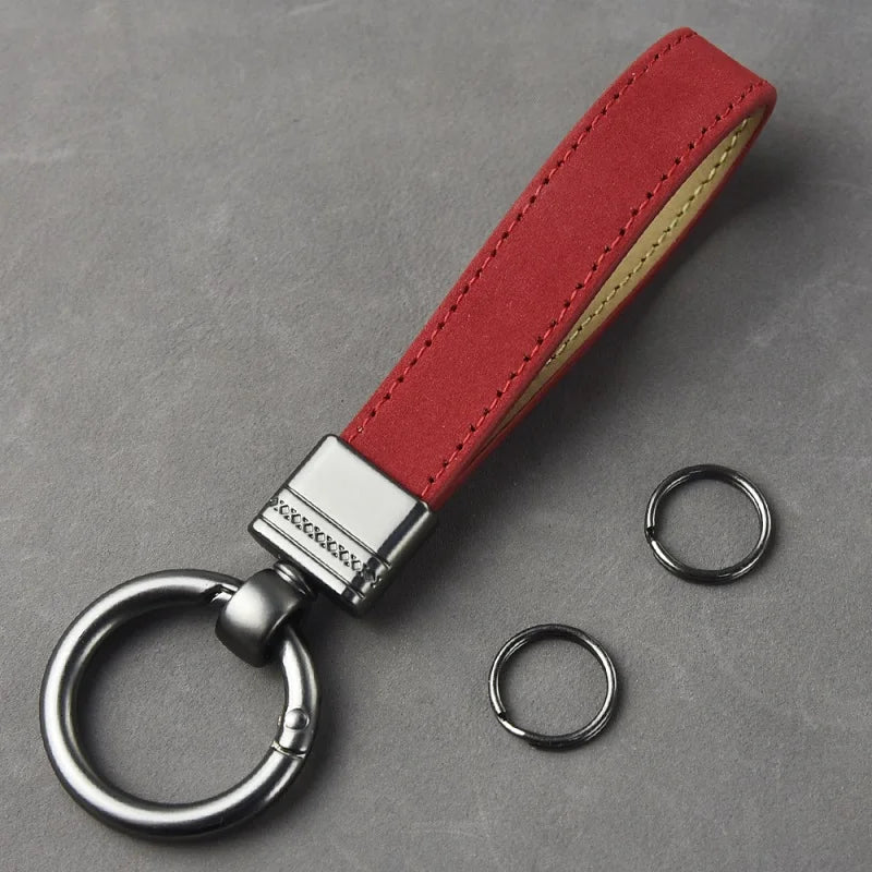 Signature Leather Keyring