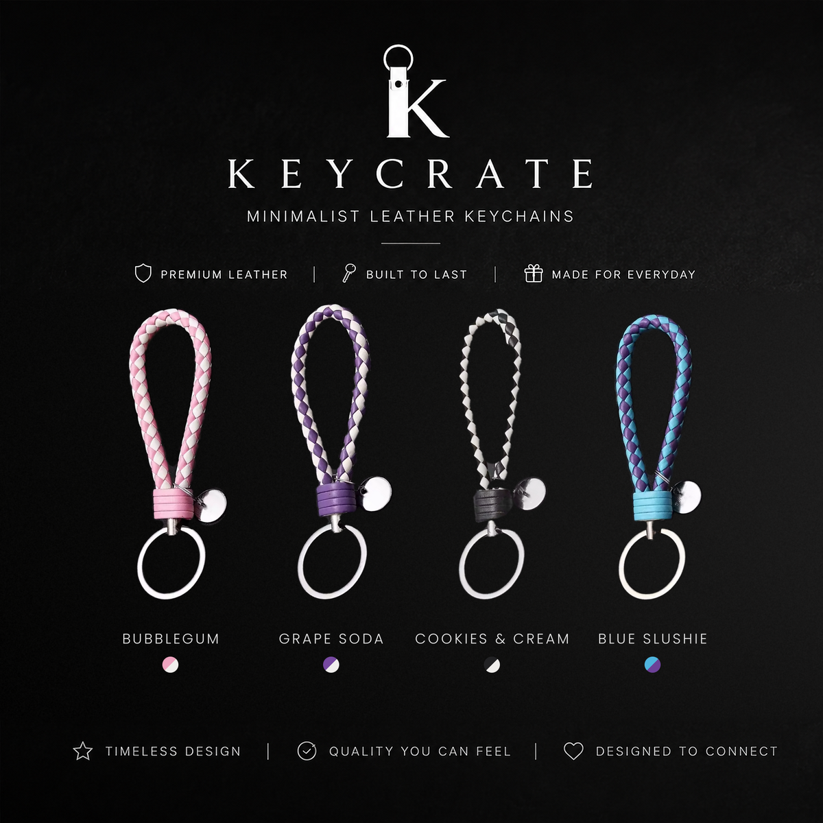 LIMITED | Braided Leather Keyring